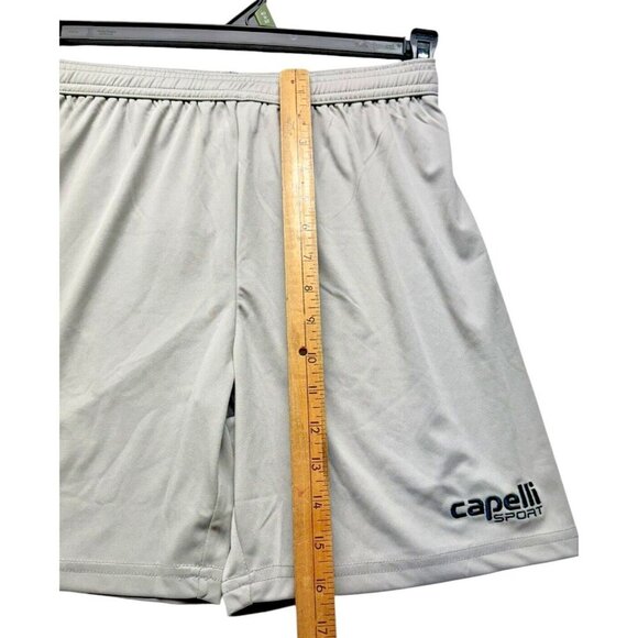 Capelli Sport Unisex Youth Basic Team Match Shorts Gray Size Large 14-16 NWT - Picture 8 of 12